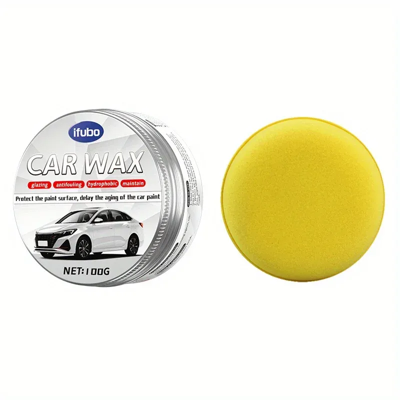 Premium White Car Wax Scratch